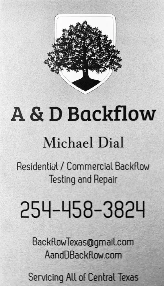Slide of A & D Backflow