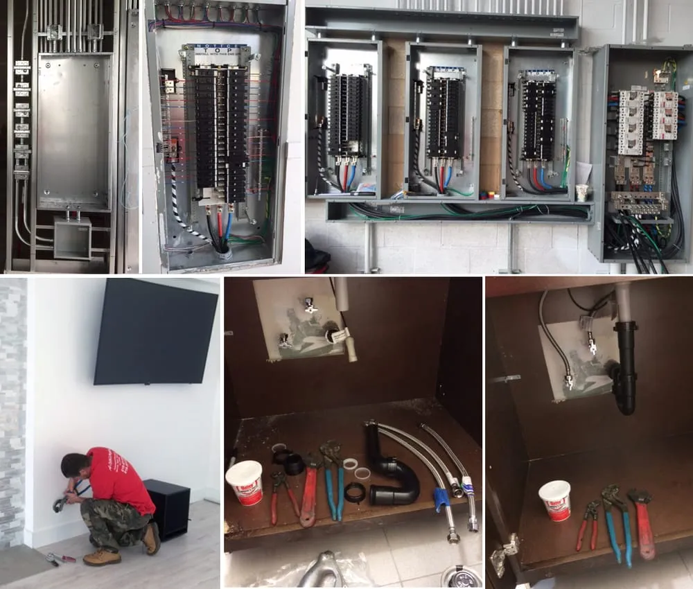 Slide of A + Electric & Plumbing