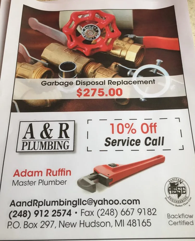 Slide of A & R Plumbing