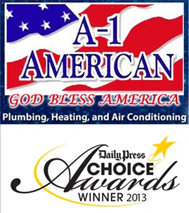 Top-rated emergency plumbing in Newport News, VA by A-1 American Plumbing, Heating, and Air Conditioning