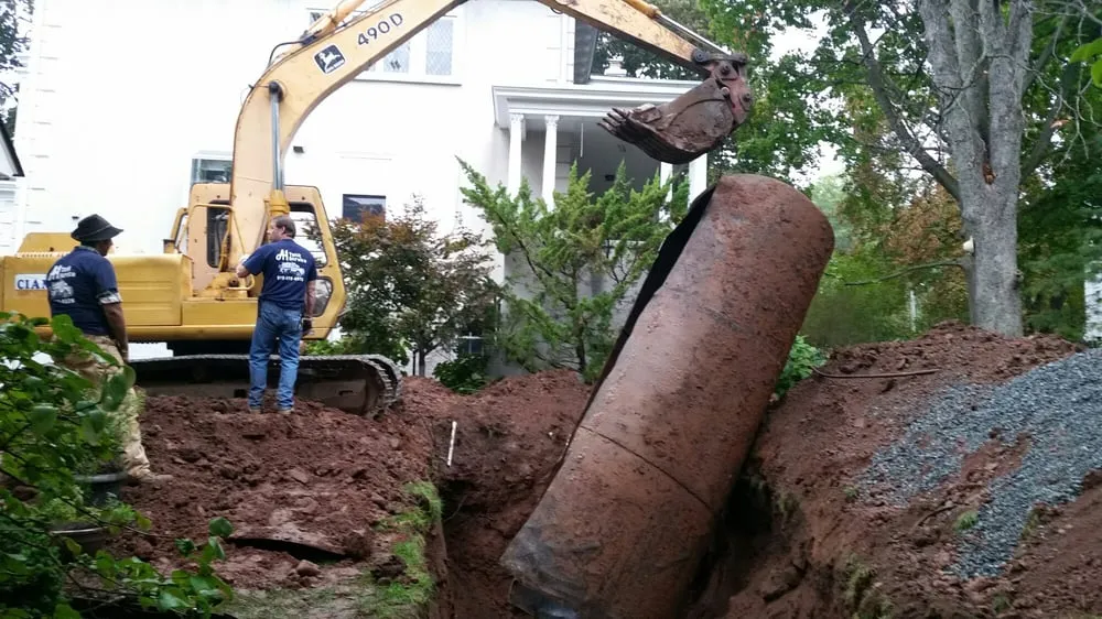 Slide of A-1 Oil Tank Removal
