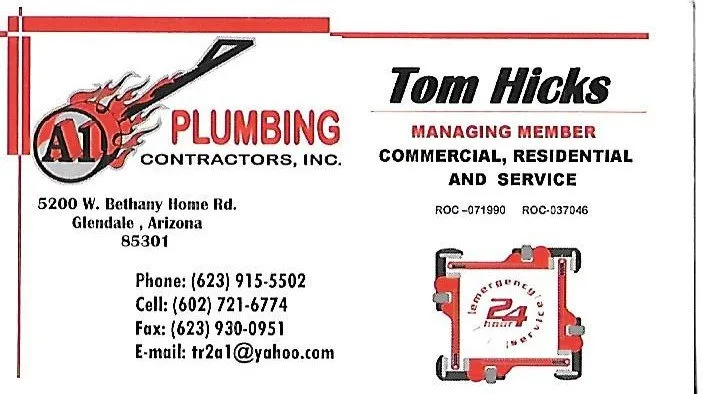 Slide of A-1 Plumbing Contractors