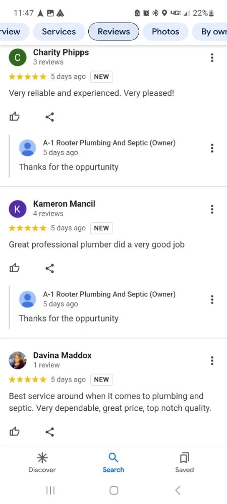 Trusted plumbing repair experts serving Hoschton, GA - A-1 Rooter Plumbing and Septic