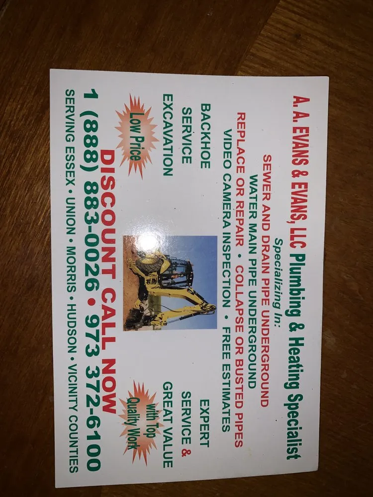 Slide of A A Evans & Evans Plumbing & Heating