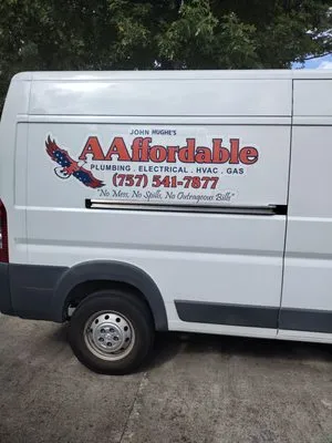 A Affordable Plumbing, Electrical, Mechanical, Gas Logo