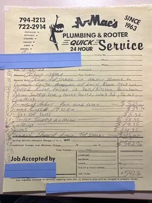 A Amac's Plumbing & Rooter Service Expert Sewer & Drain Cleaning Logo