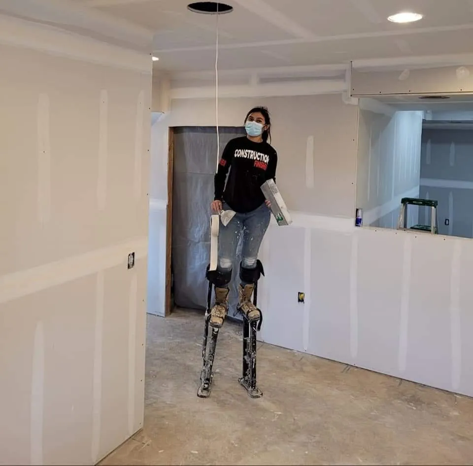 Slide of A and J Drywall repair