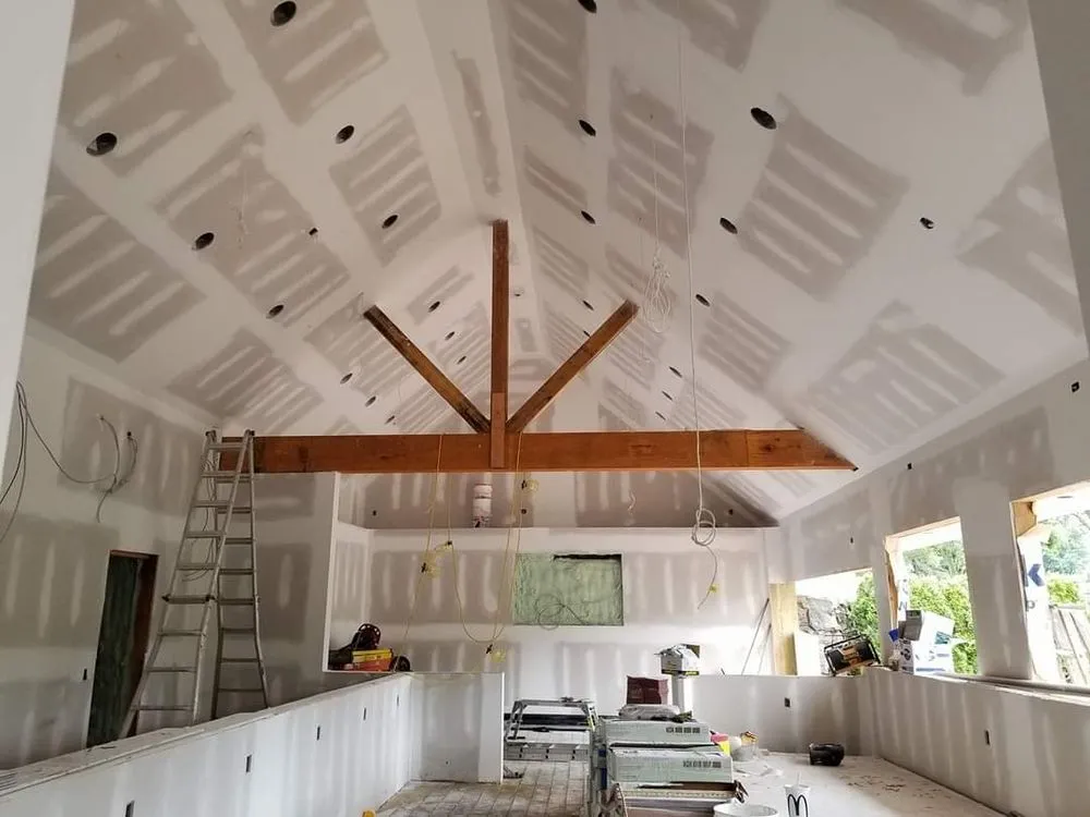 Slide of A and J Drywall repair