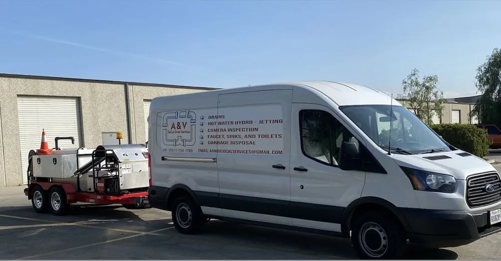 Slide of A and V SoCal Drain Services