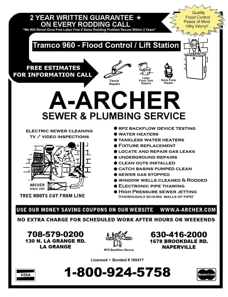 Slide of A-Archer Sewer & Plumbing