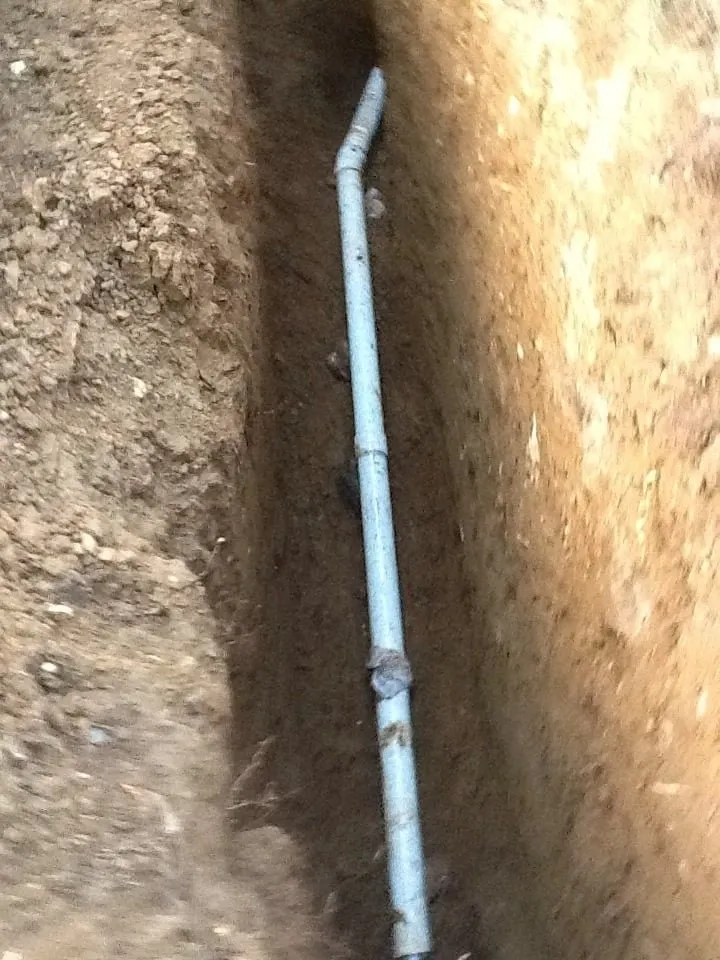 Slide of A B Drain Cleaning