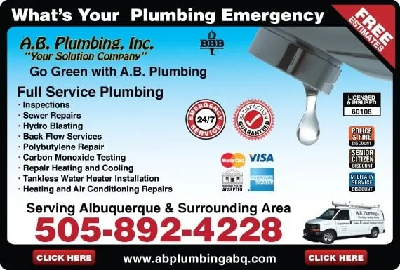 Slide of A B Plumbing