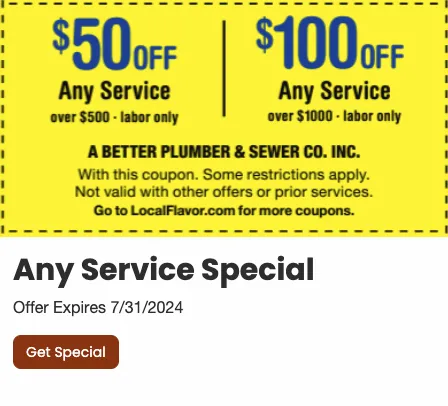 Slide of A Better Plumber & Sewer Company