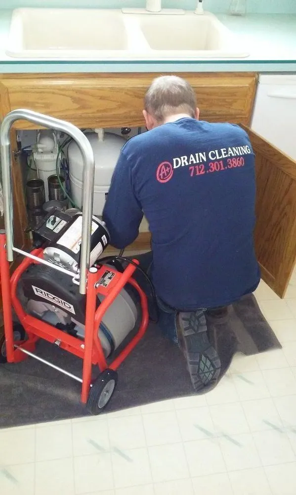 Slide of A+ Drain Cleaning