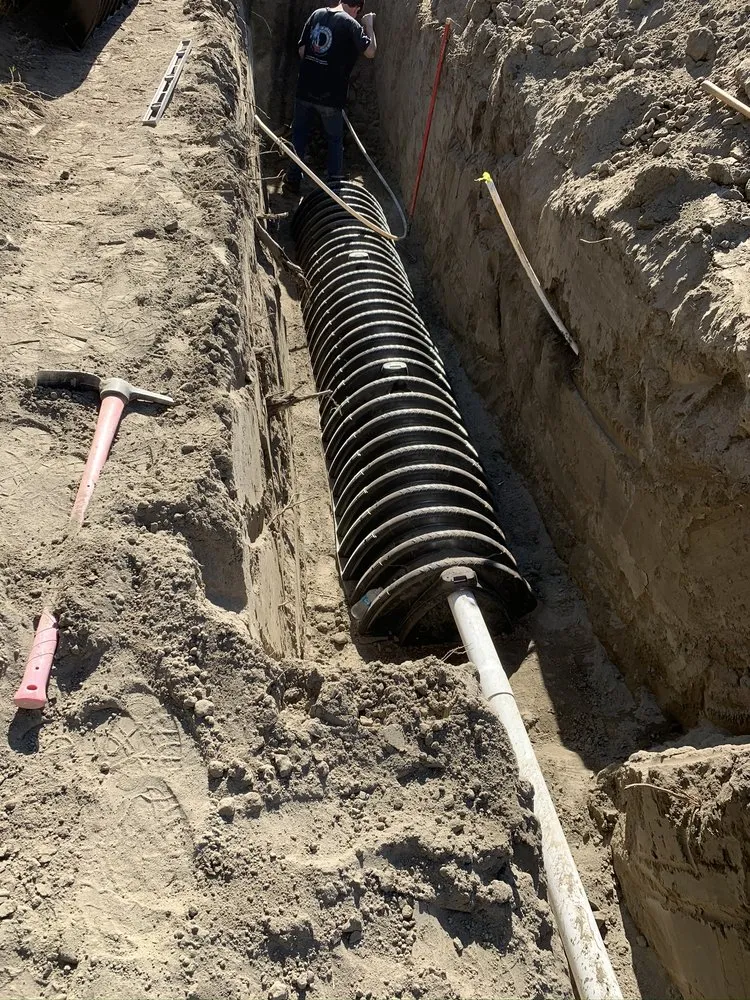 Slide of A Drain Man