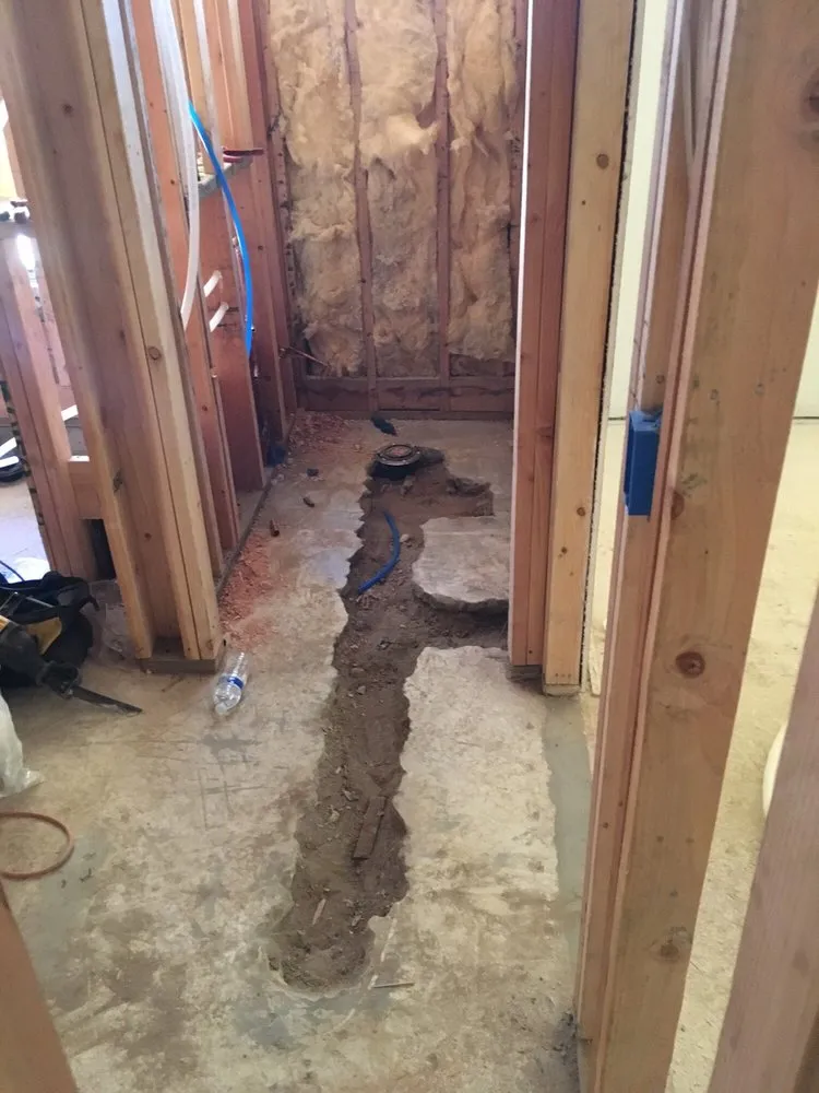 Slide of A Drain Man