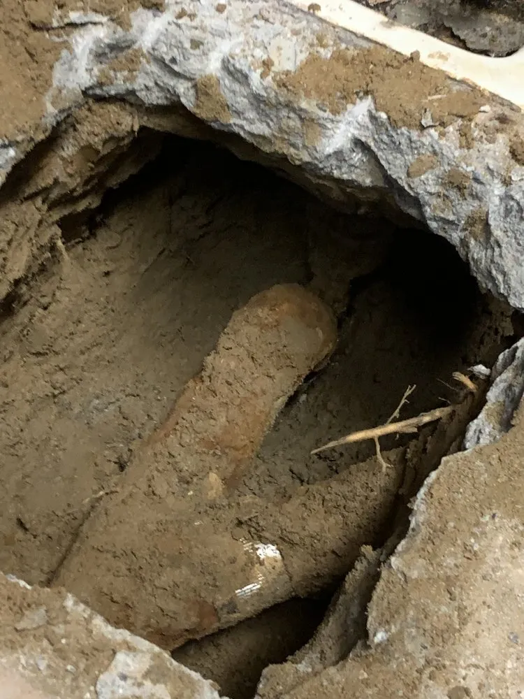 Slide of A Drain Man