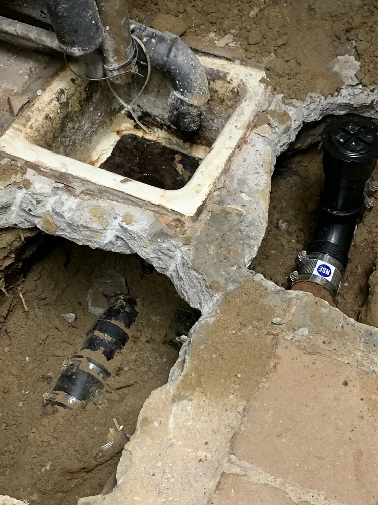 Slide of A Drain Man