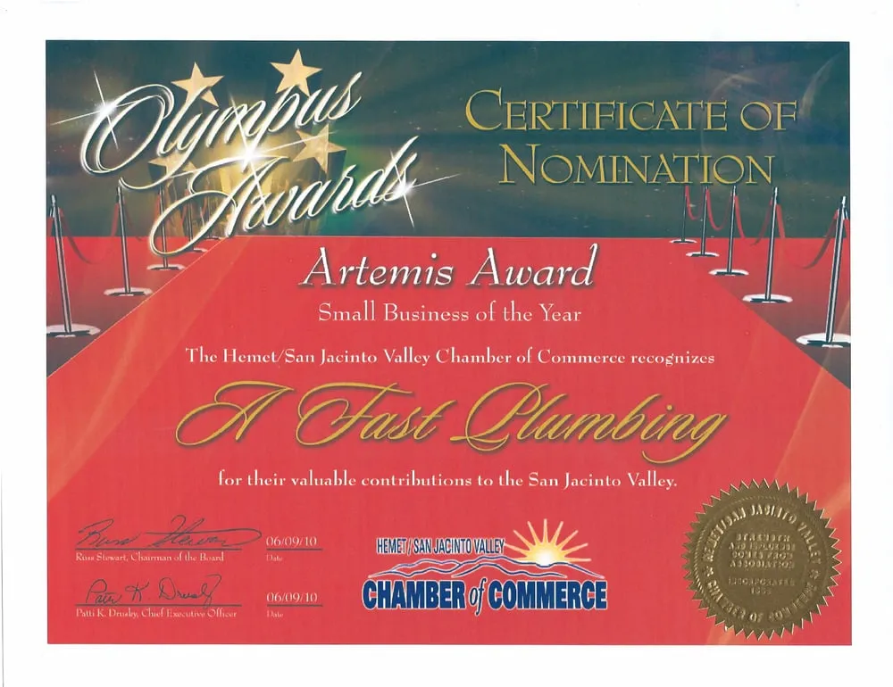 Slide of A Fast Plumbing & Drain