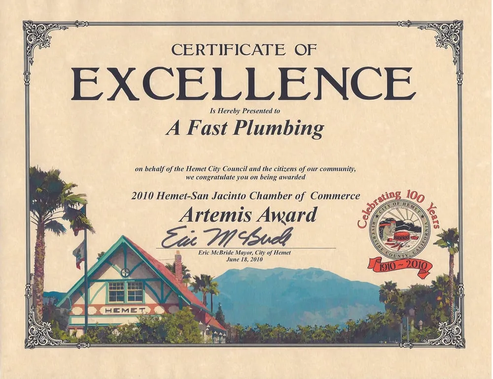 Slide of A Fast Plumbing & Drain