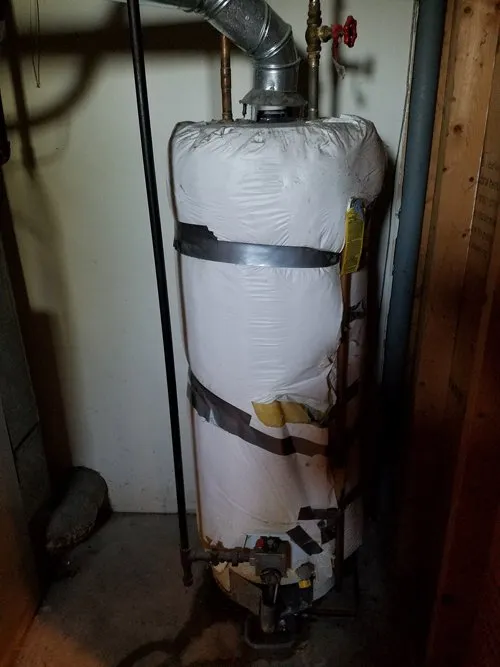 Slide of A Man & A Pipe Wrench