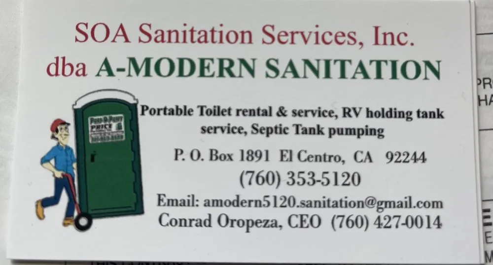Slide of A-Modern Sanitation