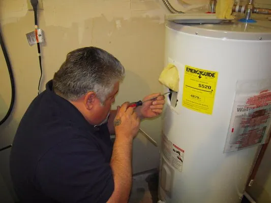 A Plumbing and Heating Logo