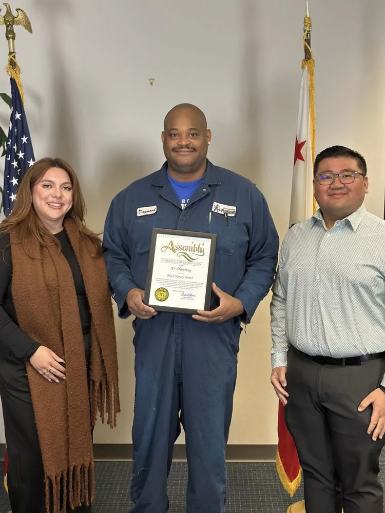 Slide of A+ Plumbing