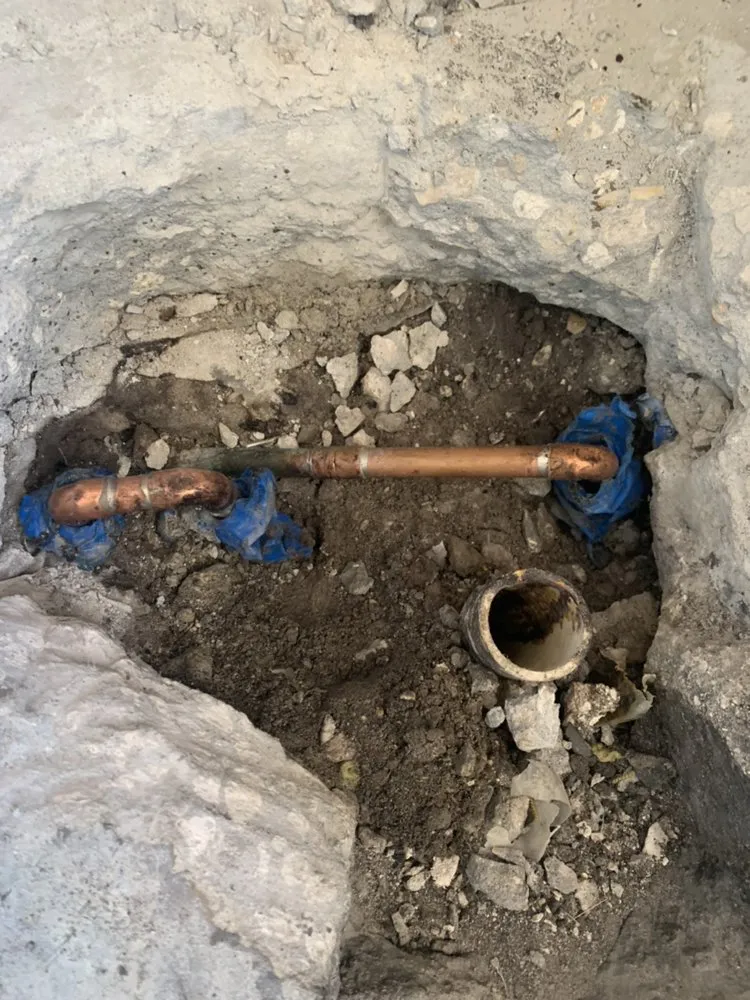 Slide of A Plumbing Solution