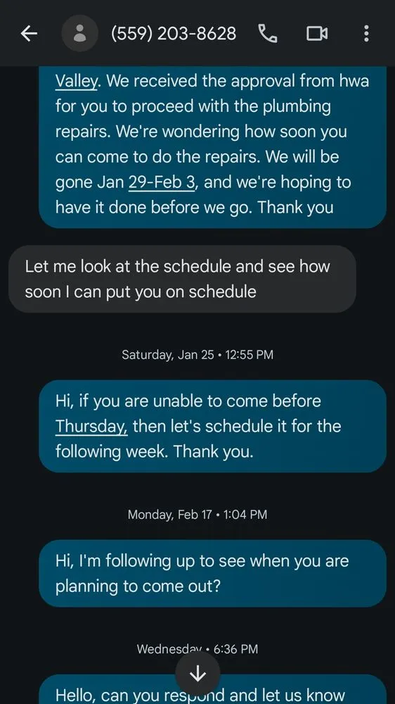 Slide of A Plus Plumbing