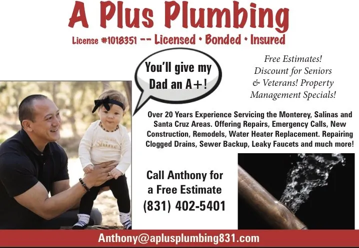 Slide of A Plus Plumbing