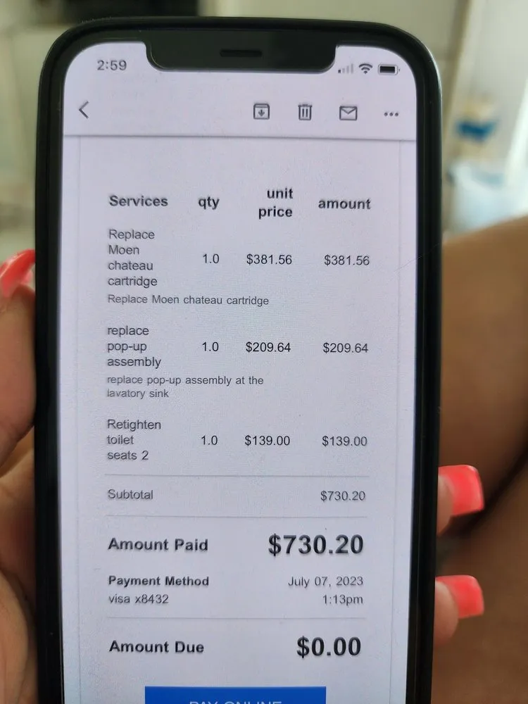 Slide of A Plus Rooter Sewer and Drain Services