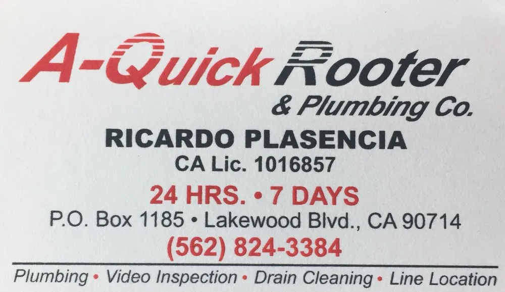 Slide of A-Quick Rooter & Plumbing Co.