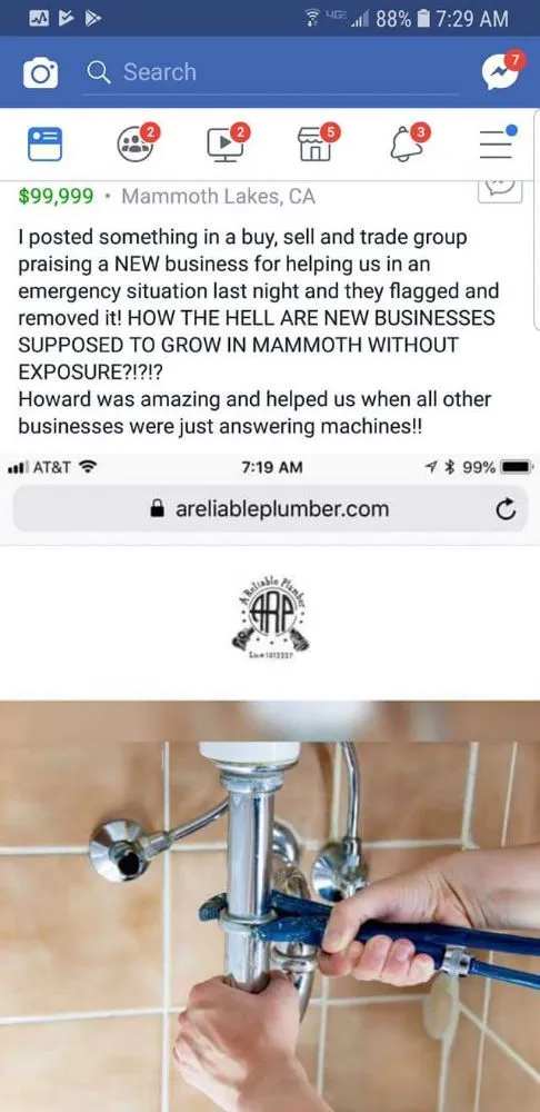 Slide of A Reliable Plumber