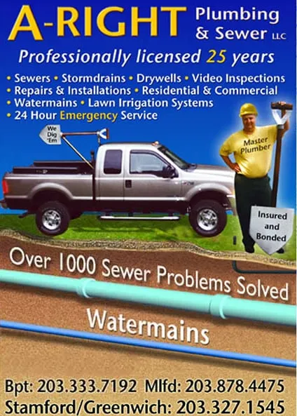 Slide of A Right Plumbing Sewer & Watermain