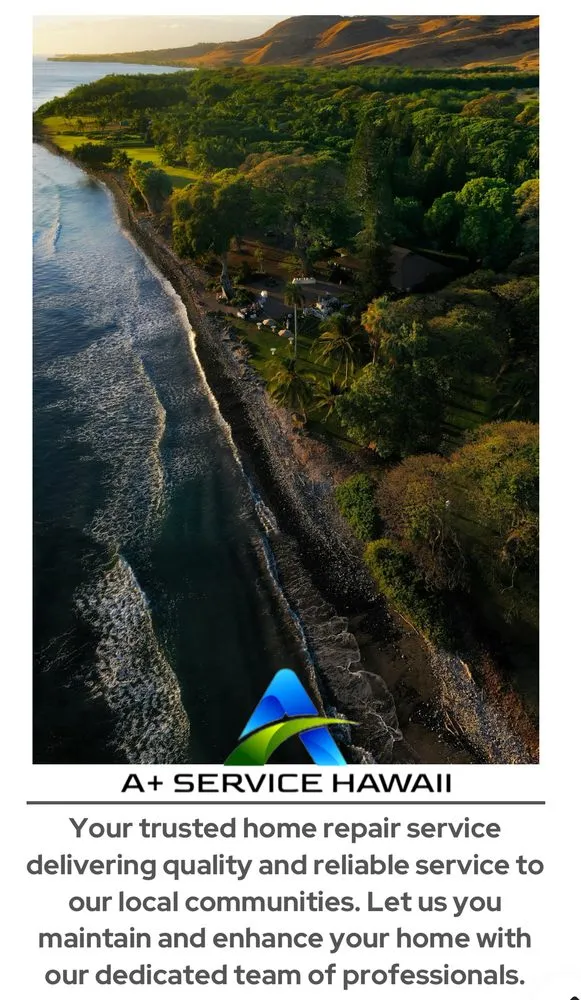 Slide of A+ Service Hawaii