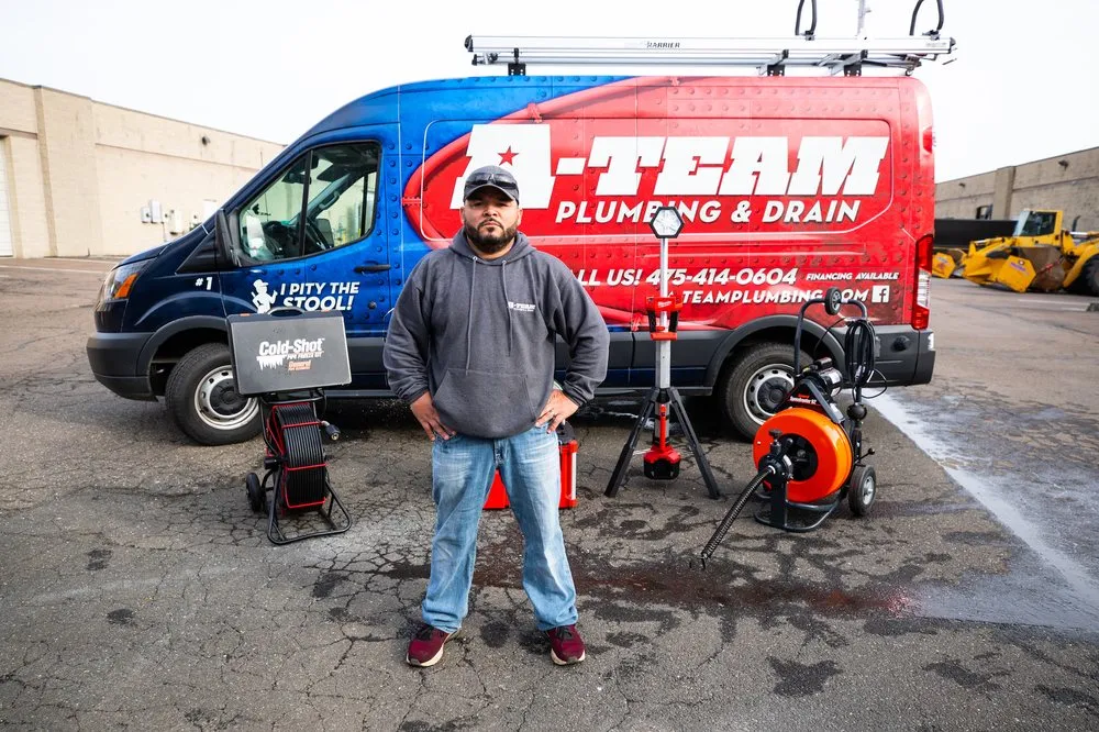 Slide of A-Team Plumbing and Drain