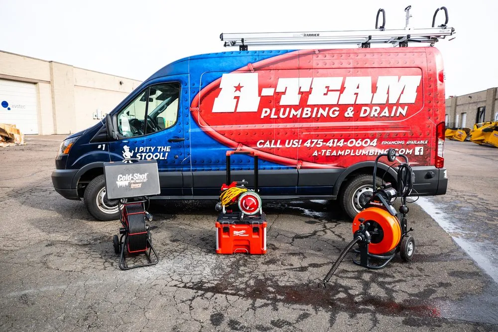 Slide of A-Team Plumbing and Drain