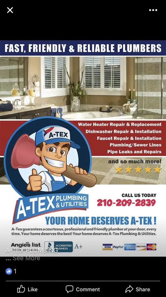 Slide of A-Tex Plumbing & Utilities