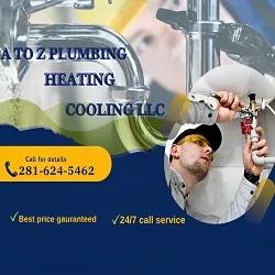 A To Z Plumbing Heating & Cooling Logo