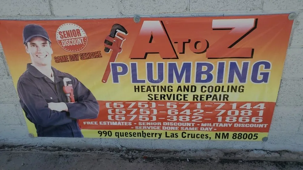 Quality emergency plumbing for homes in Las Cruces, NM by A to Z Plumbing