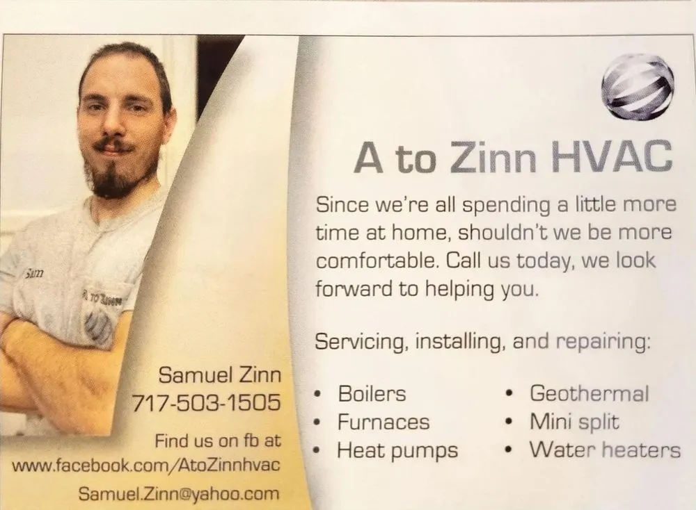 Slide of A To Zinn HVAC