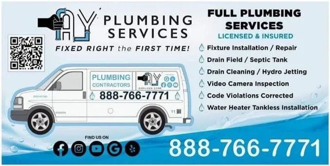 Slide of A-Y Plumbing Services