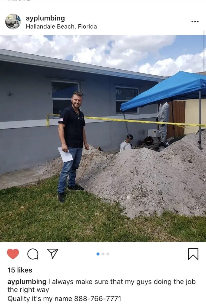 Slide of A-Y Plumbing Services