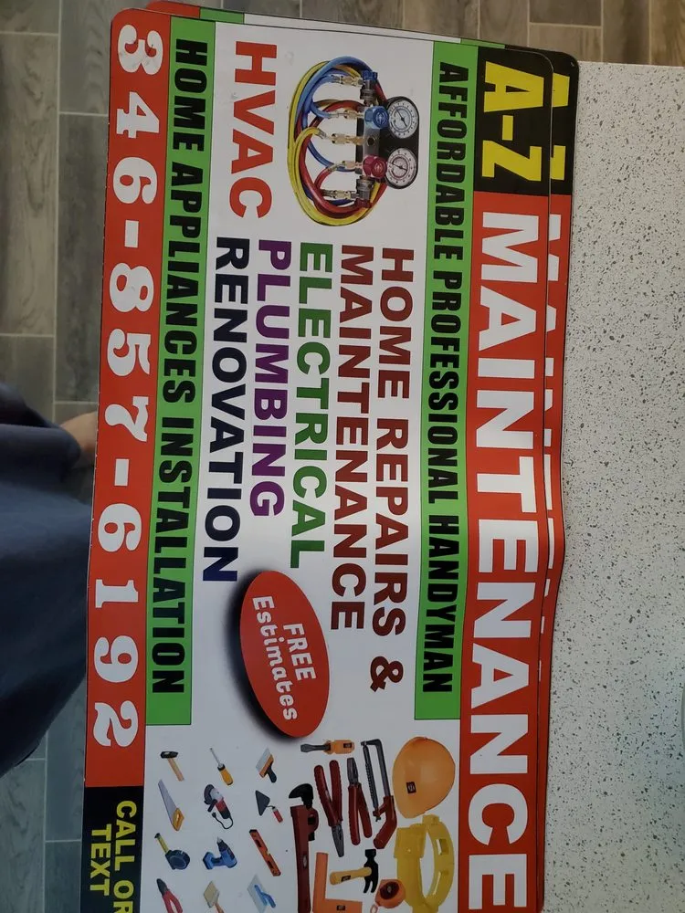 Slide of A-Z Maintenance