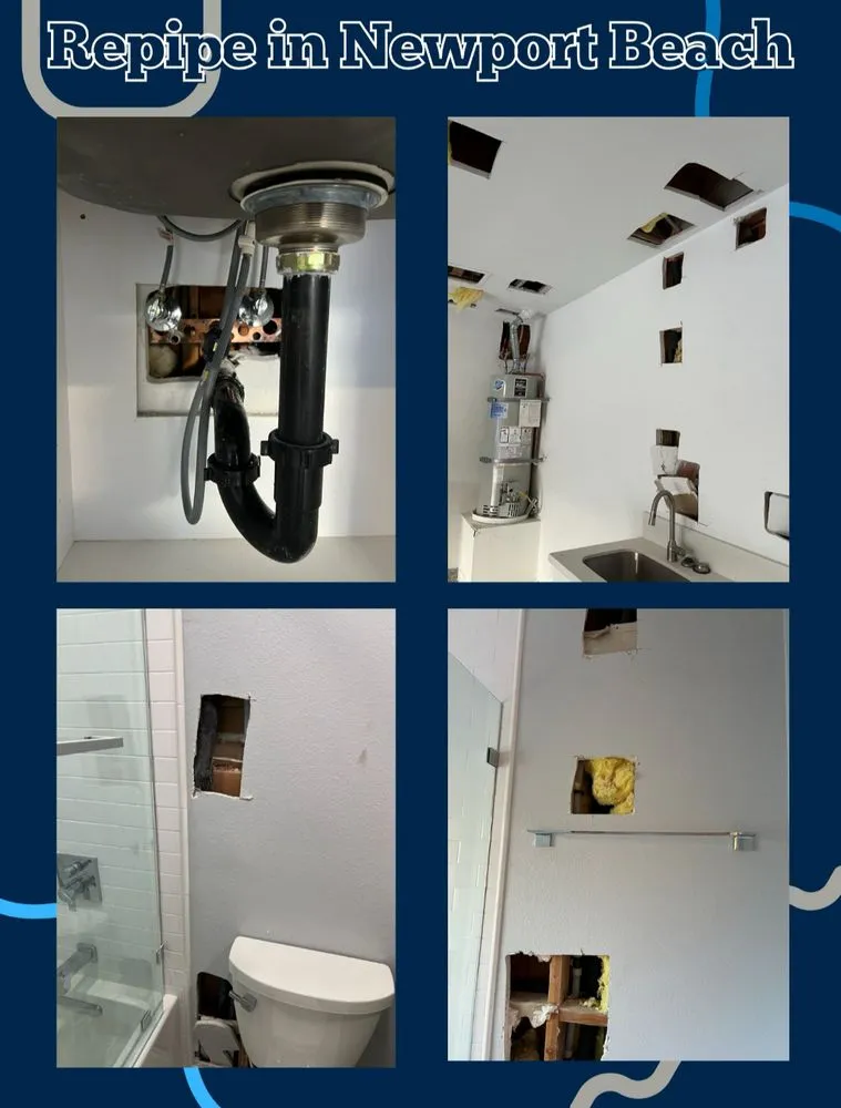 Slide of A1 Copper Repipe & Plumbing