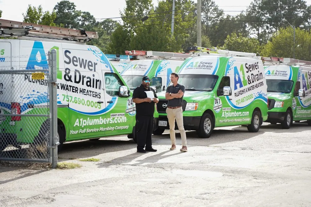 Slide of A1 Sewer & Drain Plumbing and Water Heaters