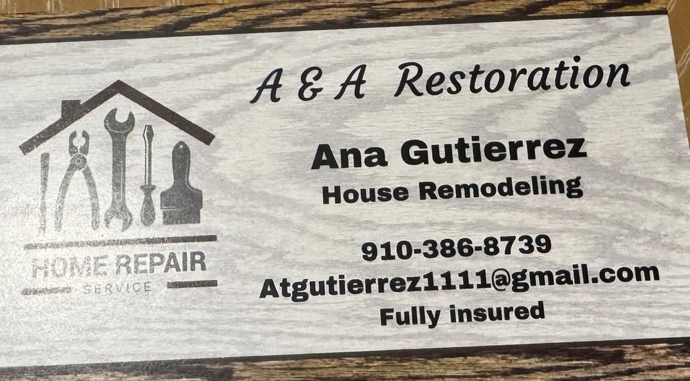 Slide of A&A Restoration