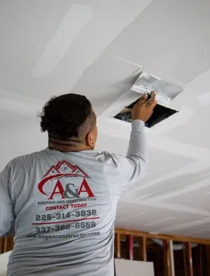 A&A Roofing & Construction Logo