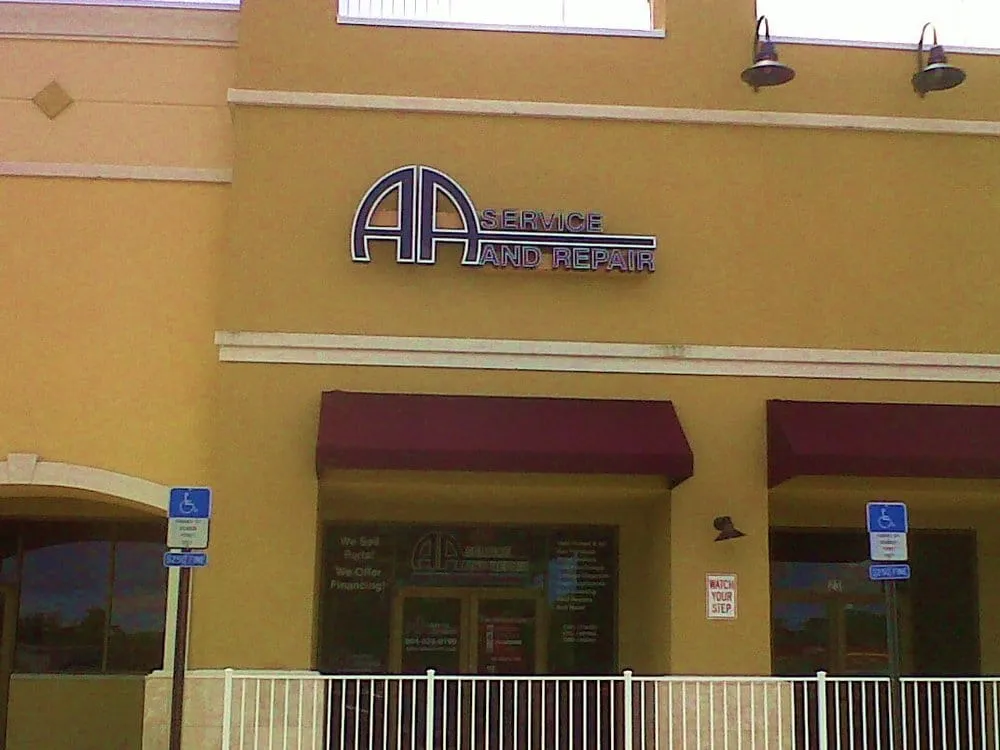 Slide of AA Service and Repair